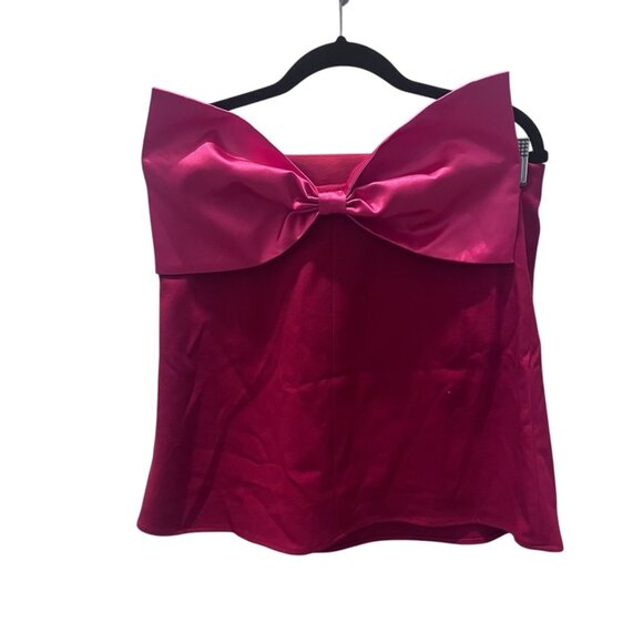 NWT Tuckernuck Women's Red Strapless Top Size S - Picture 1 of 3